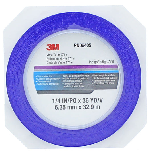 3M™ Scotch® 471+ Series Fine Line Masking Tape, Indigo