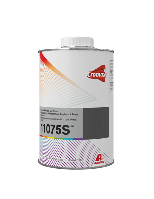 Cromax™ ChromaSystem™ 11075S-4 Low VOC Midcoat Reducer, Liquid, Clear