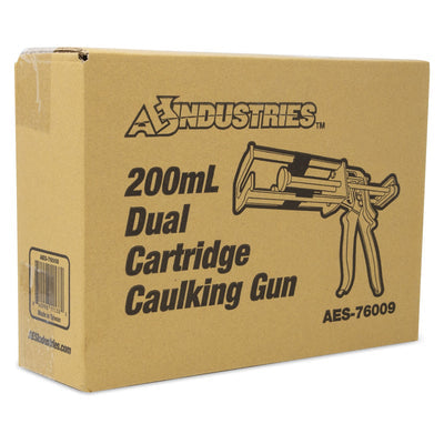 AES Industries™ 76009 Dual Cartridge Caulking Gun, 200 mL