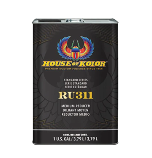 HOUSE OF KOLOR® RU311 Standard RU National Rule Urethane Reducer, Low VOC VOC, Medium Speed/Temperature