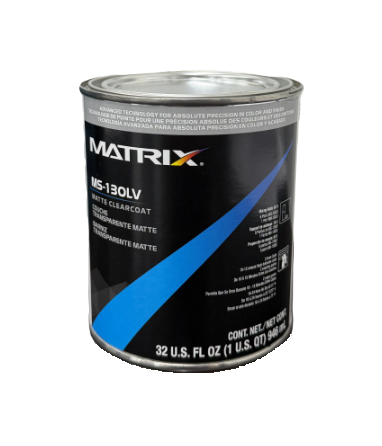 MATRIX MS-130LV-Q01 2.1 VOC Urethane Matte Clearcoat, 1 qt
