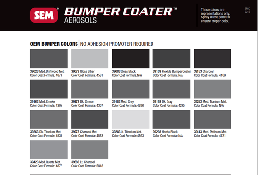 SEM® Bumper Coater® Trim Paint