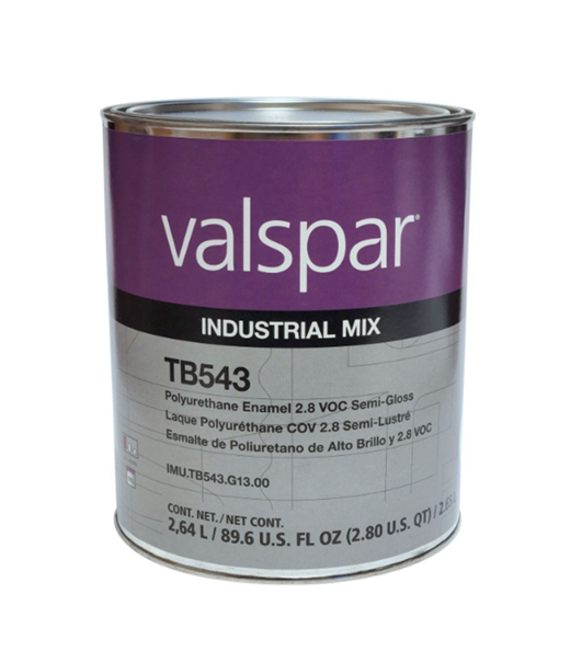 Valspar® IMU-TB543-G13 Polyurethane Enamel, 1 gal, Semi Gloss Finish