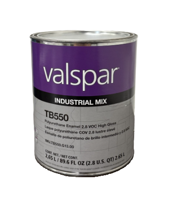 Valspar® IMU-TB550-G13 Polyurethane Enamel, 1 gal, Clear, High-Gloss Finish