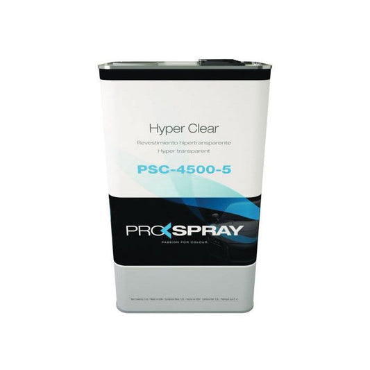 ProSpray® PSC-4500-5 Coast-To-Coast Hyper Clear Coat, 5 L, Low VOC VOC, High Solids Content, 2:1 Mixing