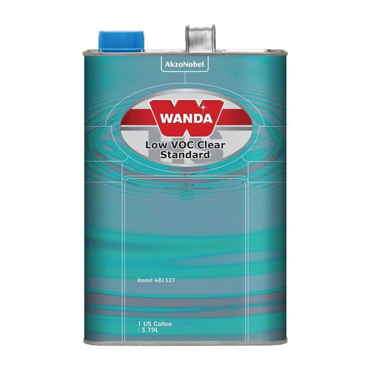 WANDA 481327 Standard Clear Coat, 4 L, Low VOC VOC, Low Solids Content, 2:1 Mixing