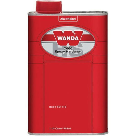WANDA 551716 Epoxy Hardener, 1 L Can, Liquid, Use With: Wanda 7000 Epoxy Primer Surfacer