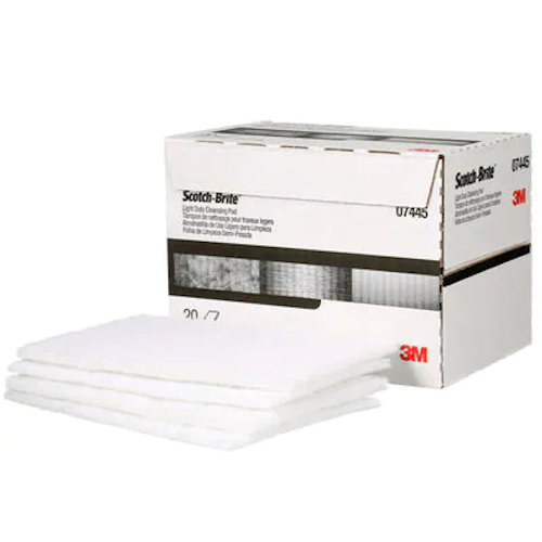3M™ Scotch-Brite™ 07445 Non-Woven Hand Pad, Super Fine, 20 Sheets per box
