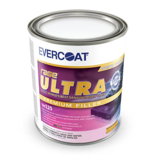 EVERCOAT® Rage® Ultra 100125 Body Filler, 1 gal Can, Light Gray, Paste