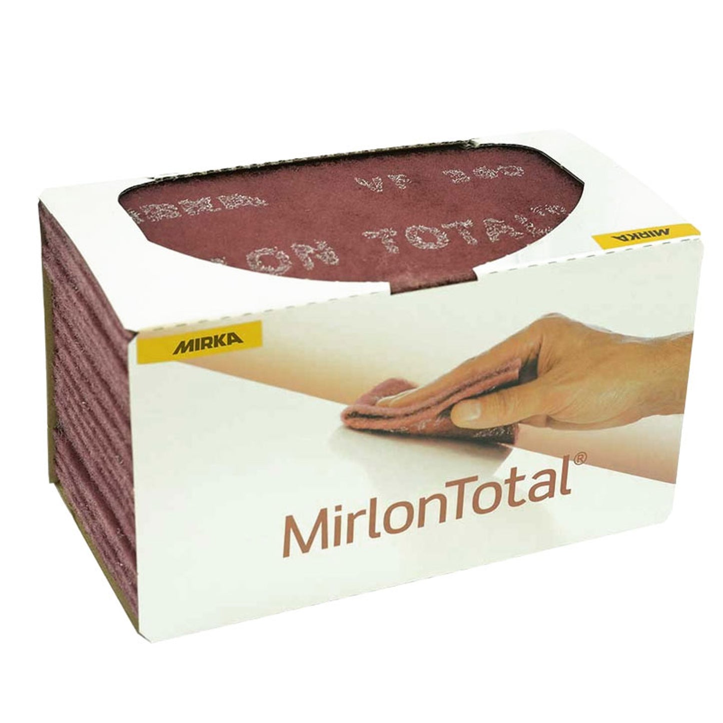 Mirka® Mirlon Total® 18-118-447 18 Series Non-Woven Scuff Pad, Very Fine, 25 Sheets per box