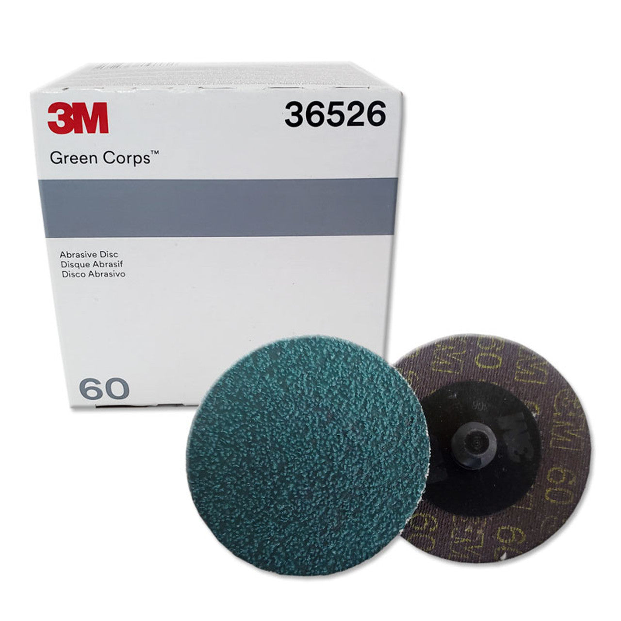 3M™ Roloc™ Green Corps™ Abrasive Disc, 25 Discs per box