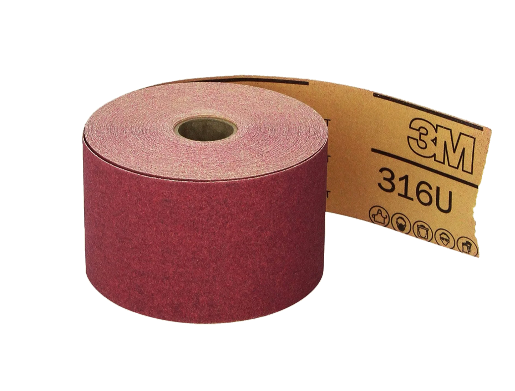 3M™ Stikit™ Red Abrasive Sheet Roll, 2-3/4" x 25 Yds