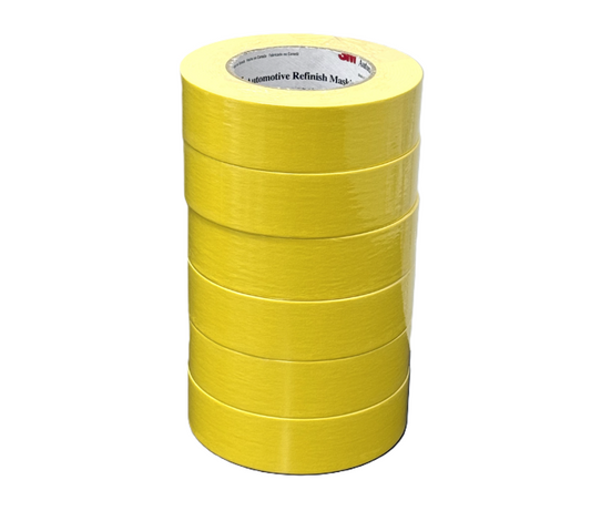 3M™ 388N Automotive Refinishing Masking Tape, Yellow Sleeve