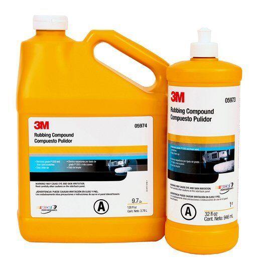 3M™ Rubbing Compound, Tan, Liquid, Compound