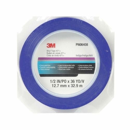 3M™ Scotch® 471+ Series Fine Line Masking Tape, Indigo