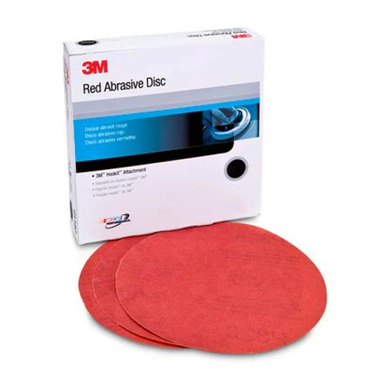 3M™ Hookit™ 6" Red Abrasive Disc