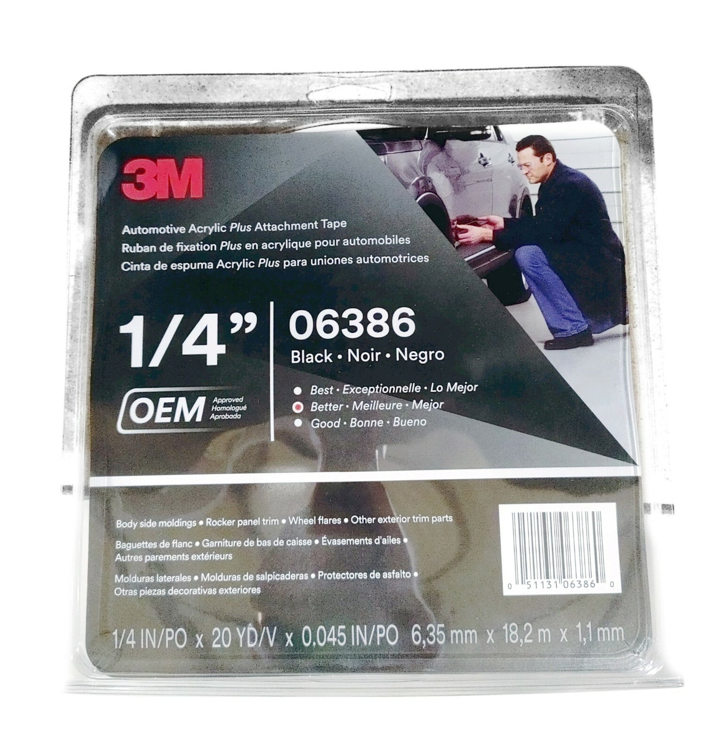 3M™ Acrylic Plus Series Automotive Attachment Tape