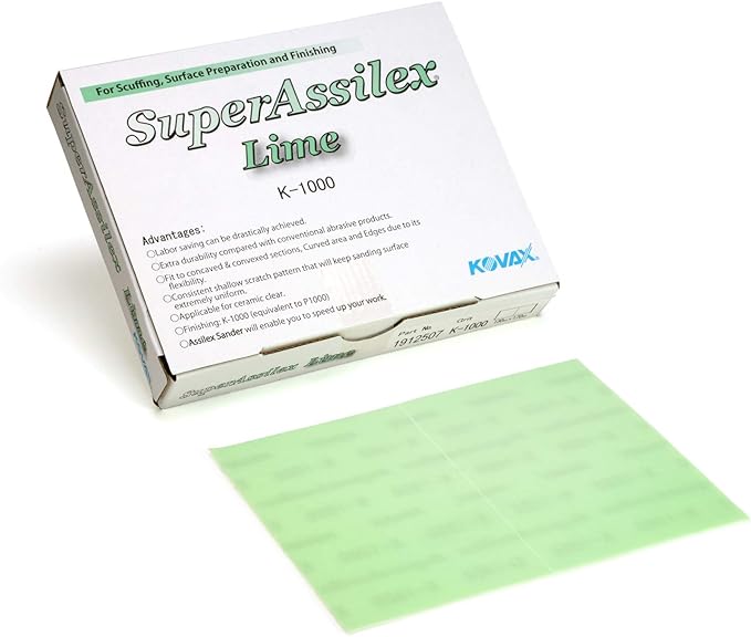 KOVAX® Super Assilex® Sanding Sheets, 25 Sheets per box