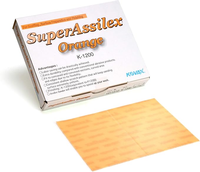 KOVAX® Super Assilex® Sanding Sheets, 25 Sheets per box