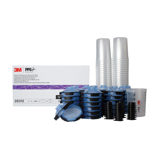 3M™ PPS™ 26312 Spray Cup Liner Kit, 400 mL, use with Liners