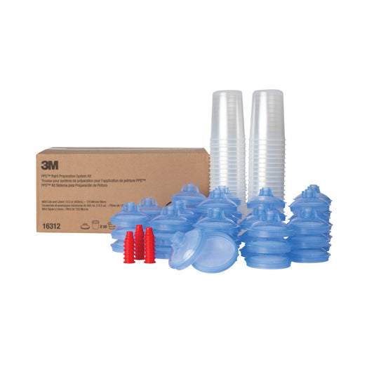 3M™ PPS™ 16312 Lid and Liner Kit, 400 mL, Use with Liner