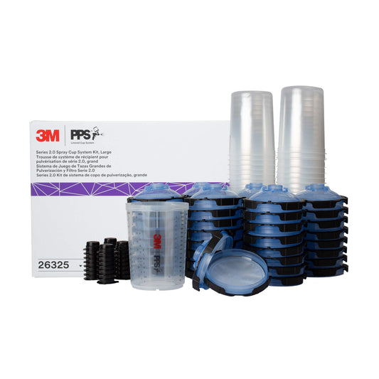 3M™ PPS™ 26325 Large Spray Cup Liner Kit, 850 mL, Use with Liner