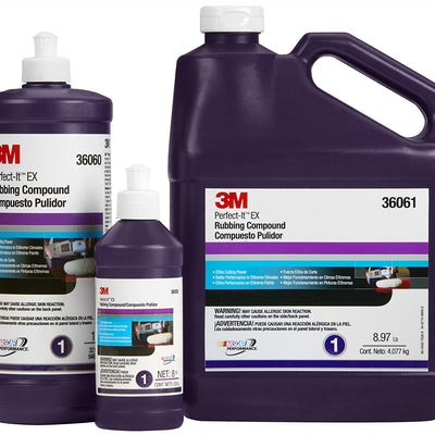 3M™ Perfect-It™ EX AC Rubbing Compound, White, Liquid