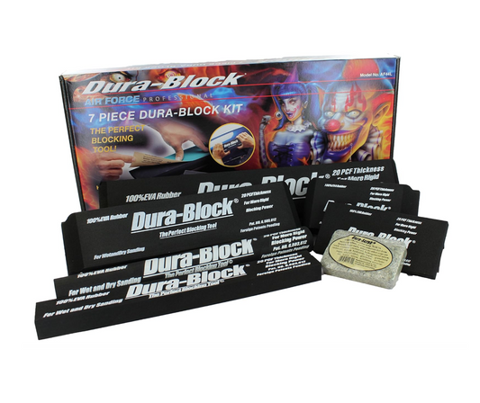 Dura-Block® AF44L 7-Piece Sanding Block Kit, PSA Attachment