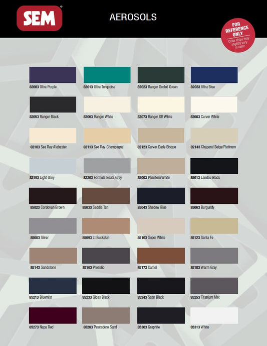 SEM Color Coat™ 3 Flexible Coating Auto Interior Paint