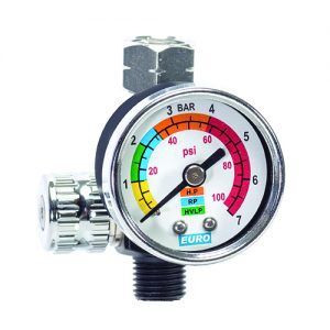 Euro Air Regulator with Gauge
