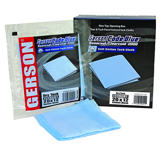 GERSON® Code Blue 020001B Soft Cotton Tack Cloth, 20 in L x 12 in W