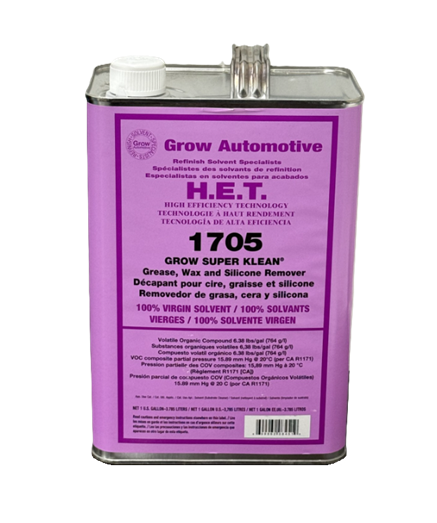Grow Automotive 1705-01 Grease Wax and Silicone Remover