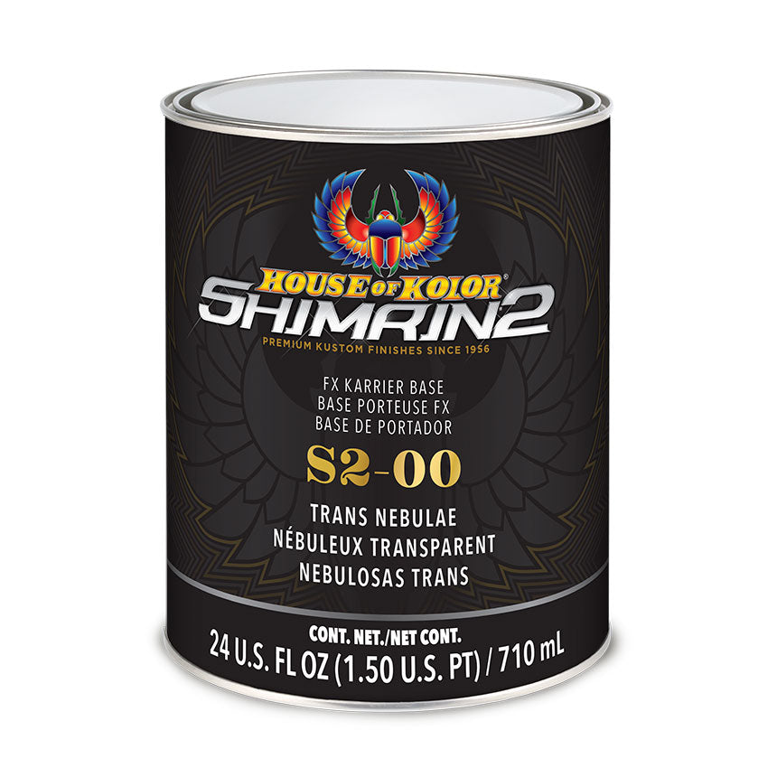 HOUSE OF KOLOR® SHIMRIN2® S2-00-Q01 FX Karrier Series Universal Basecoat, 1 qt Can, Clear
