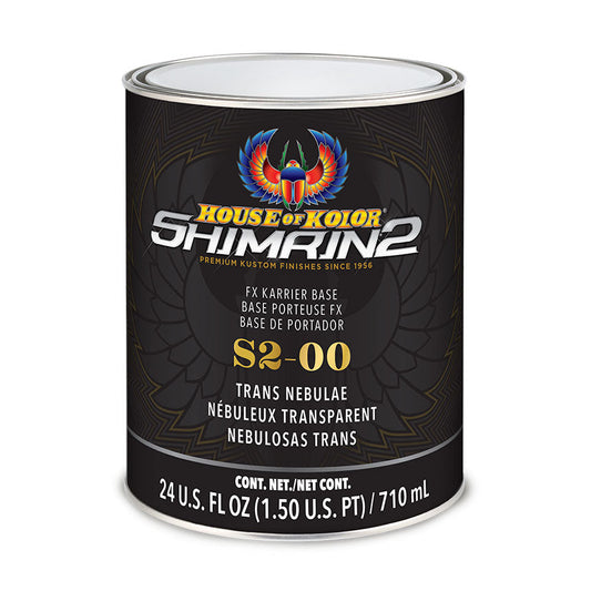 HOUSE OF KOLOR® SHIMRIN2® S2-00-Q01 FX Karrier Series Universal Basecoat, 1 qt Can, Clear