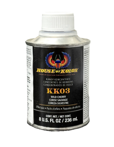 HOUSE OF KOLOR® SHIMRIN2® KK03-C02 Kandy Koncentrates Series Intensifier, 8 oz Can, Wild Cherry