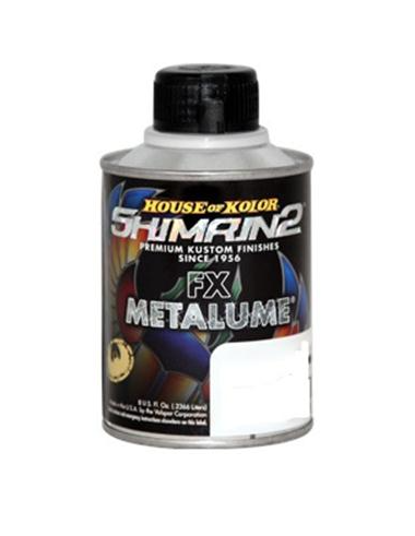 HOUSE OF KOLOR® SHIMRIN2® S2-FX01-HP1 FX Metalume® Series Universal Basecoat, 1/2 pt Can, Super Fine SFBC FX