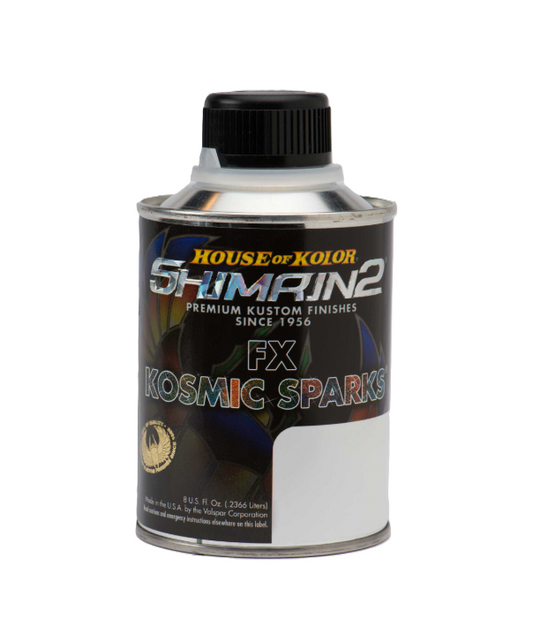 HOUSE OF KOLOR® SHIMRIN2® S2-FX65-HP1 FX Kosmic Sparks® Series Basecoat, 1/2 pt Can, Summertime Green FX