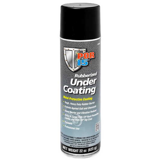 POR-15® 49308 Rubberized Under Coating, 22 oz Aerosol Can, Black