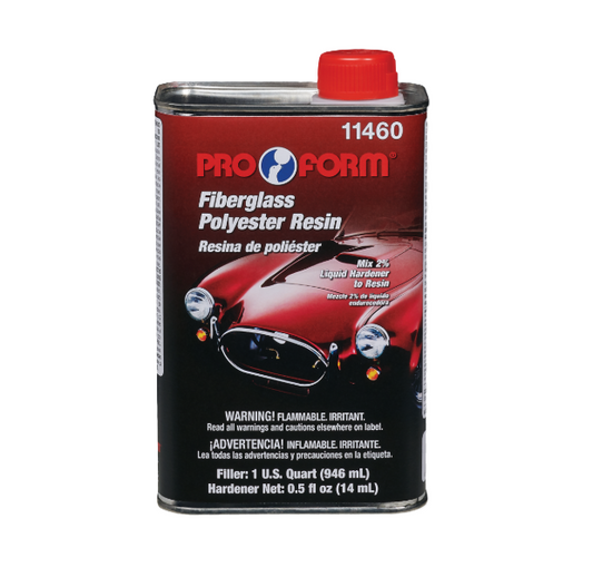 Pro Form 11460 Fiberglass Polyester Resin, 1 Quart