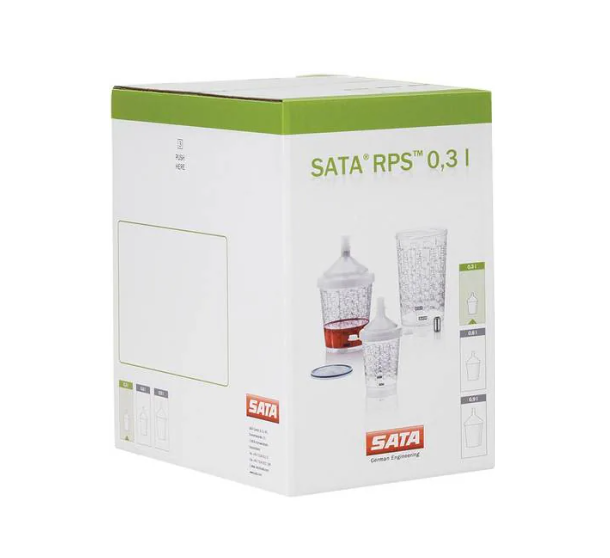 SATA® RPS® Standard Lid Disposable Cup, 0.3 L, For Use With Spray Gun