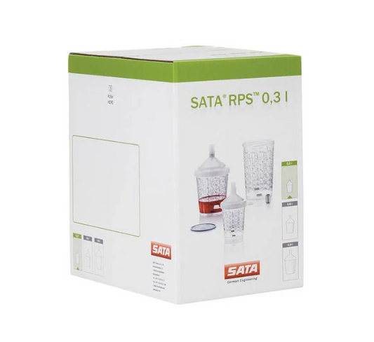 SATA® RPS® Standard Lid Disposable Cup, 0.3 L, For Use With Spray Gun