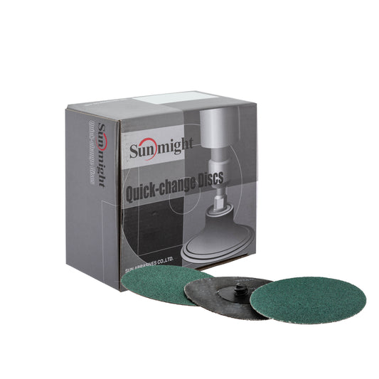 Sunmight Sundisc Closed Coated Fiber Disc, Alumina Zirconia, Attachment