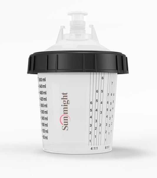 Sunmight Disposable Paint Cup System 125 Micron, 50 pc Lid/Liner Kit