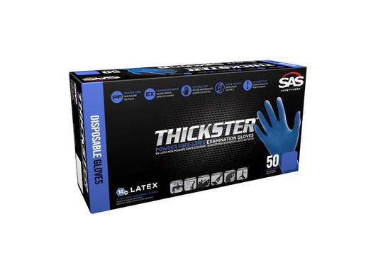 SAS® Thickster® Ultra Thick Disposable Gloves, 50 Gloves per box