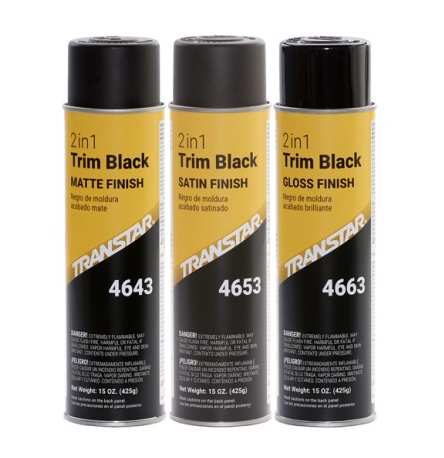 TRANSTAR® 2 in 1 Trim Black, 20 oz Aerosol Can
