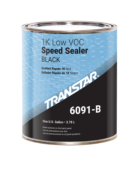 TRANSTAR® 6091-B 1K Speed Sealer, 1 gal Round Can, Black, Low VOC