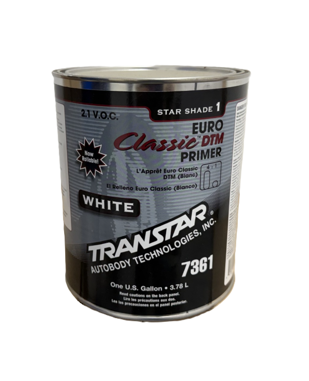 TRANSTAR® Euro Classic™ 7361 DTM Primer, 1 gal Can, White