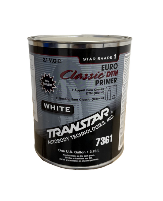 TRANSTAR® Euro Classic™ 7361 DTM Primer, 1 gal Can, White