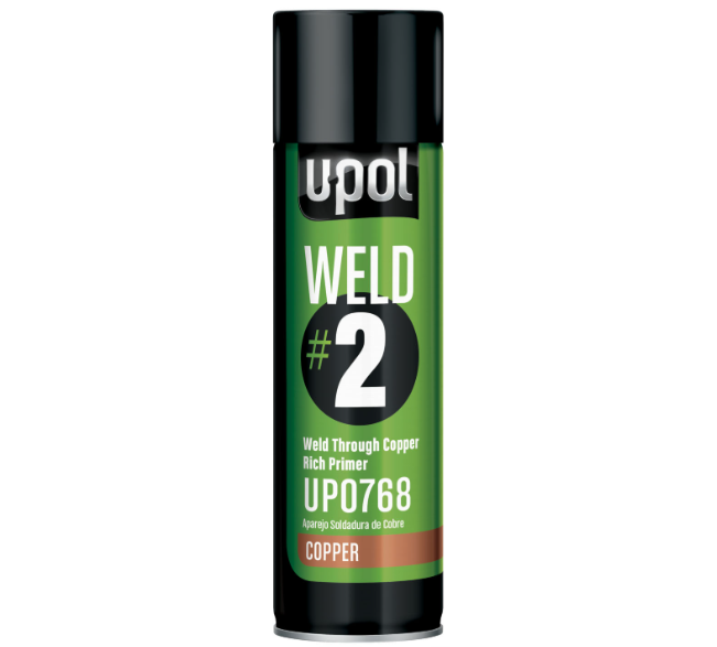 U-POL® UP0768 WELD#2 Weld-Through Copper Rich Primer, 12 oz. Aerosol Can