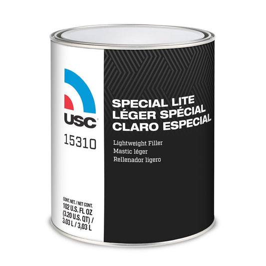 USC® SPECIAL LITE 15310 Lightweight Body Filler, 1 gal, Gray, Paste/Gel, Lightweight